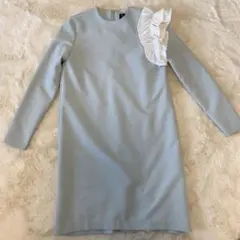 【美品】hue DAY TO EVENING フリルワンピース