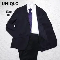 ✩美品✩ ユニクロ 感動 ジャケット パンツ セットアップ XL 黒 洗える