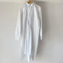 アンティーク ドレスシャツ フランス スモック リネン