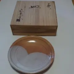 【茶道具】井口海仙箱書 十二代大和萬山造 萩焼茶碗 抹茶碗 茶碗A326 茶道具】井口海仙箱書 十二代大和萬山造 萩焼茶碗