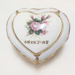 小樽オルゴール堂 愛のオルゴール ハート型 花柄 フラワー