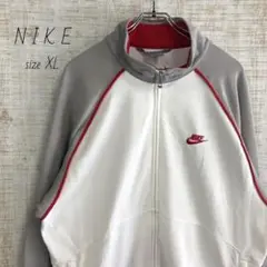 ナイキ☆スウッシュ刺繍ロゴ ジャージ トラックジャケット XL NIKE