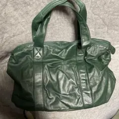 【期間限定特価】軽量　トートバッグ　緑　グリーン　⑧