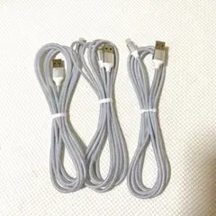 ✨匿名配送✨iphone 充電 ケーブルライトニング 2M 3本セット　急速充電