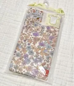 【新品】UNIQLO ポール&ジョー　花柄　ボディスーツ　半袖　80