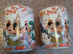 東京ディズニーリゾート　2017　酉　湯飲み　2点セット①