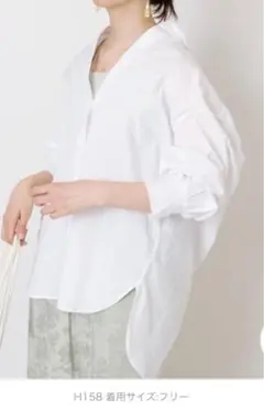 ★オーバーサイズシャツ★ホワイト
