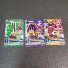 アイカツカード ナイトメア・ハロウィン 2015 3枚　ヴァンパイアブラッド