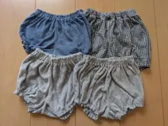 UNIQLOベビー用かぼちゃパンツ4点セット
