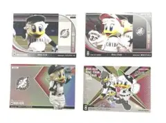 プロ野球オーナーズリーグ　千葉ロッテマリーンズ　マーくん　リーンちゃん4枚セット