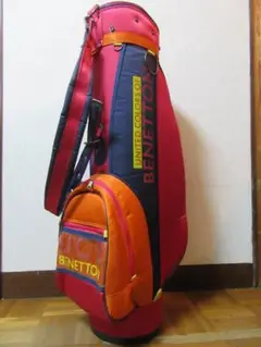 BENETTONGLOF ベネトン　キャディバッグ　ゴルフバック　美品 タグ付き・美品】ベネトン BENETTONキャディバッグ ゴルフバッグ