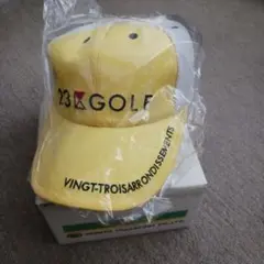 ●値下げ‼️人気商品❕23GOLF イエローキャップ メッシュ、 新品未使用商品