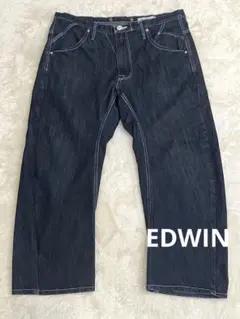 EDWIN エドウィン 立体裁断 デニムパンツ ジーンズ L