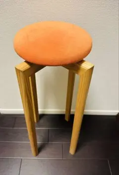 匠工芸 マッシュルームスツール オレンジ　Lサイズ
