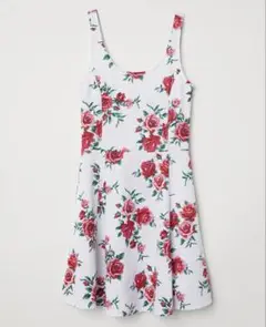 H&M 花柄 ノースリーブワンピース