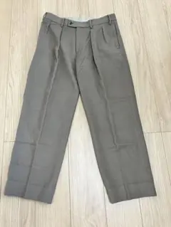 ウールカシミア ライトビーバー ワイドパンツ