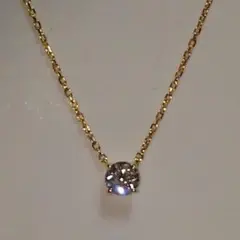 Vendome Aoyama K18 0.26ct キャトル ダイヤ ネックレス