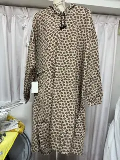 グリーンパークス☆TORCH レインポンチョ　レオパード