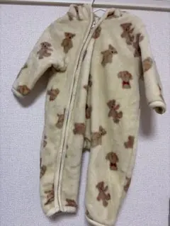 クマ柄フリースアウター