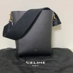 セリーヌ CELINEサングル バケット スモール ブラック 黒 中古