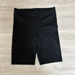 H&M ブラック ハイウエスト　ハーフパンツ レギンス　S トレーニング