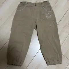 ポンポネット150M半ズボンチノパン七分丈クロップドデニムズボンベージュ茶色