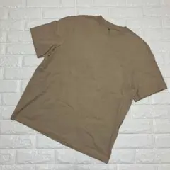 H&M ルーズフィット Tシャツ L相当 薄い茶色 USのM
