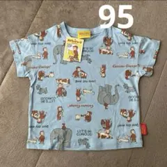 新品　Curious George おさるのジョージ　半袖Tシャツ 95