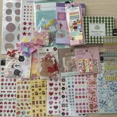 文具まとめ売り② 25点　メモ帳　シール　文房具