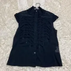 gianni lo giudiceレース　ノースリーブ ブラウス　40