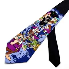激レア✨️ ビンテージネクタイ ディズニー 白雪姫 7人の小人 キャラ 古着