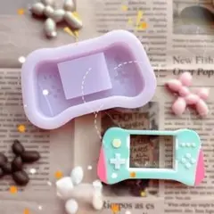 #0084シリコンモールド　ゲーム機　ゲームパッド　シェイカー　レジン
