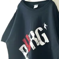 ギルダン PURG ロゴ Tシャツ L ブラック 黒 古着