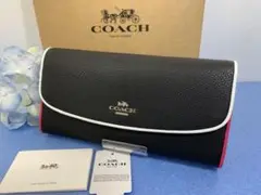 ※COACH コーチ 長財布 フラップ