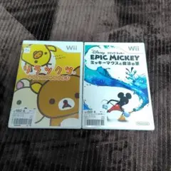 wii リラックマ みんなでごゆるり生活 & Epic Mickey
