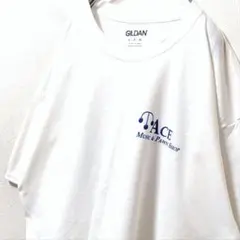 ギルダン エースミュージック&ポーンショップ Tシャツ ホワイト白 XL古着