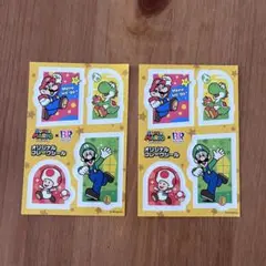 ◎新品未使用◎31 マリオ　フレークシール　非売品　ニンテンドー　2枚セット