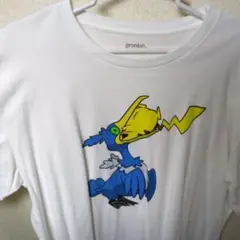 ウッウ ピカチュウ ポケモン Tシャツ graniph ホワイト XLサイズ