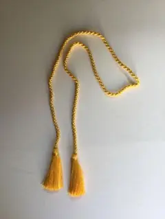 ダブルタッセル 黄色 1つ