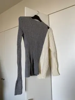 sacai 切替ニット サイズ1