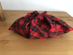 145.あずま袋　お弁当箱包み　ロイヤルタータン