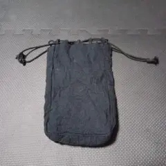 黒の巾着型和装バッグ 巾着 袋