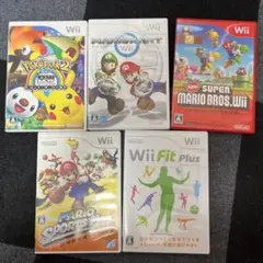 Wiiソフトセット 5本