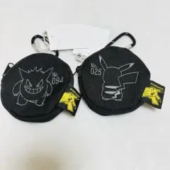 ポケモン　カラビナ 付き コインケース　　ゲンガー　ピカチュウ