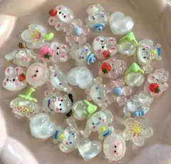 キャラクター　デコパーツ　30個セット