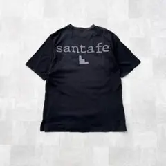日本製 90s Santafe サンタフェ 両面 刺繍ロゴ フェード Tシャツ
