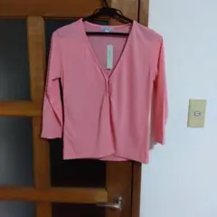 Memia Club ピンク 長袖カーディガン L