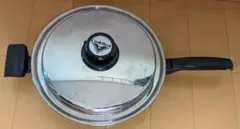 【美品】CookBest ステンレス両手鍋 30cm T304 美品】CookBest ステンレス両手鍋 30cm T304
