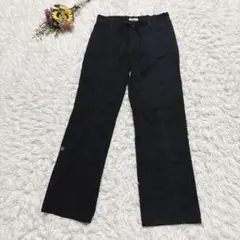 valman　ワークパンツ　コットン100　チノパン　アジャスター　カーゴ　黒M