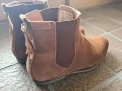 エーグル AIGLE スエード サイドゴア ブーツ 22.5cm ブラウン